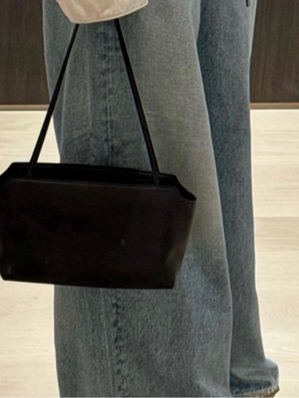 Lambskin Black Shoulder Bag for Women